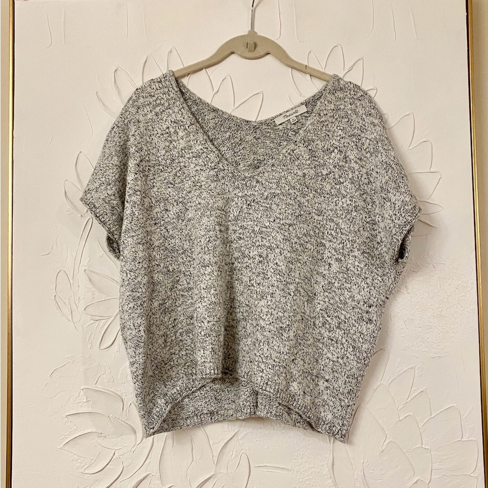 Madewell Gray Knit Women's Top